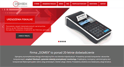 Desktop Screenshot of domex.waw.pl