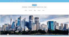 Desktop Screenshot of domex.com