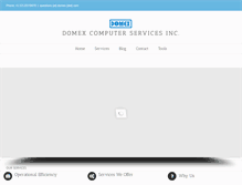 Tablet Screenshot of domex.com